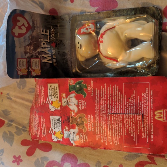 Maple The Bear Vintage Mc Donalds Ty 1999 Sealed - Picture 11 of 11